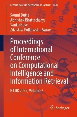Proceedings of International Conference on Computational Intelligence and Information Retrieval - 
