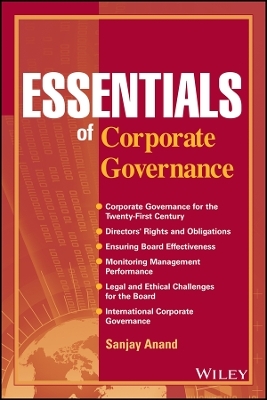 Essentials of Corporate Governance - S Anand