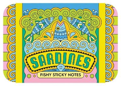 Sardines Fishy Sticky Notes -  Chronicle Books