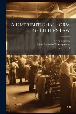 A Distributional Form of Little's Law