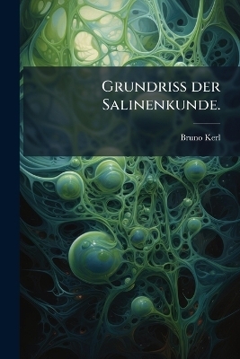 Grundriss der Salinenkunde. - Bruno Kerl