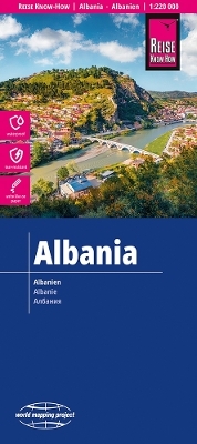 Reise Know-How Landkarte Albanien / Albania (1:220.000)