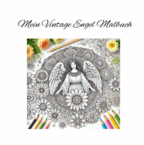 Mein Vintage Engel Malbuch - Steffi Bonsack