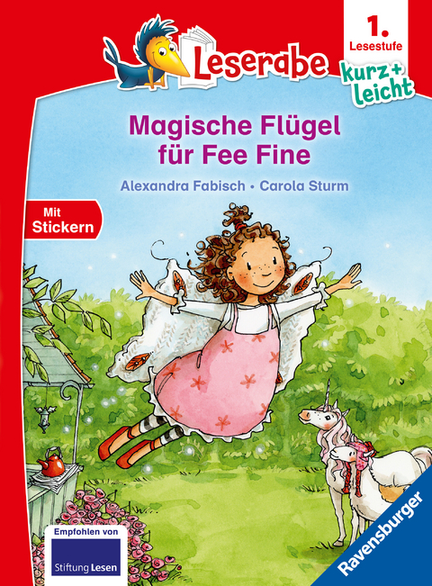 Leserabe 1. Lesestufe Kurz und leicht - Magische Flügel für Fee Fine - Alexandra Fabisch