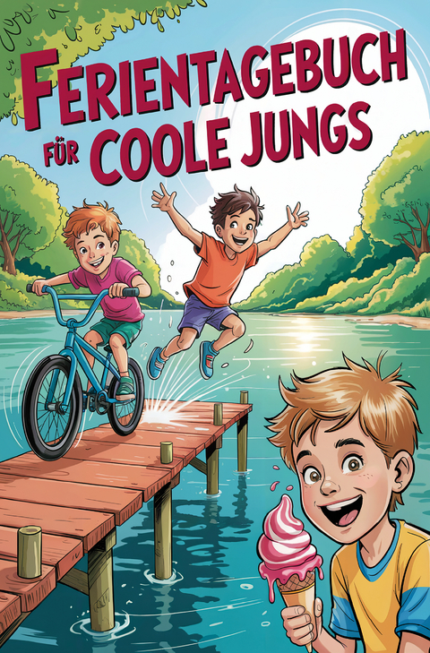 Ferientagebuch f&uuml;r coole Jungs - f&uuml;r Reise, Urlaub und Ferien zu Hause - Nanja Holland