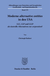 Moderne &rsaquo;alternative entities&lsaquo; in den USA - Christoph Rathert