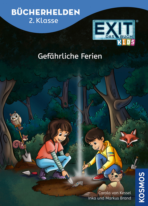 EXIT® - Das Buch Kids, Bücherhelden 2. Klasse, Gefährliche Ferien - Carola von Kessel, Inka Brand, Brand Markus