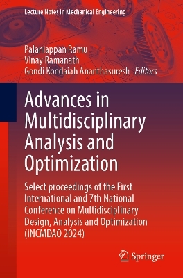 Advances in Multidisciplinary Analysis and Optimization - 