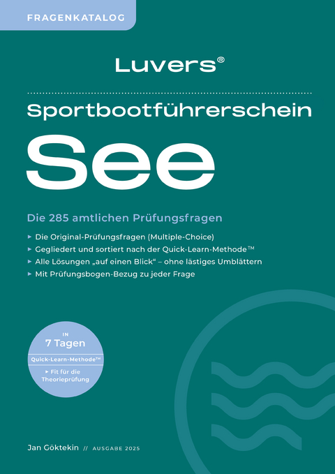 Luvers Sportbootf&uuml;hrerschein See &ndash; Fragenkatalog (2025) - Jan G&ouml;ktekin