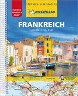 Michelin Straßenatlas Frankreich mit Spiralbindung - 