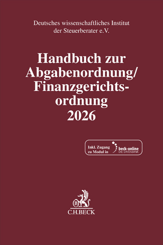 Handbuch zur Abgabenordnung / Finanzgerichtsordnung 2026. AO / FGO 2026