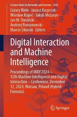 Digital Interaction and Machine Intelligence - 