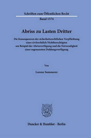 Abriss zu Lasten Dritter