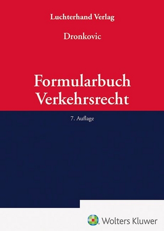 Formularbuch Verkehrsrecht