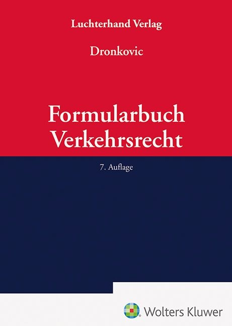 Formularbuch Verkehrsrecht - 