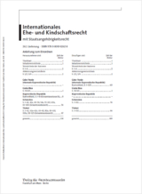 Internationales Ehe- und Kindschaftsrecht mit Staatsangehörigkeitsrecht - Henrich, Dieter; Dutta, Anatol; Ebert, Hans-Georg