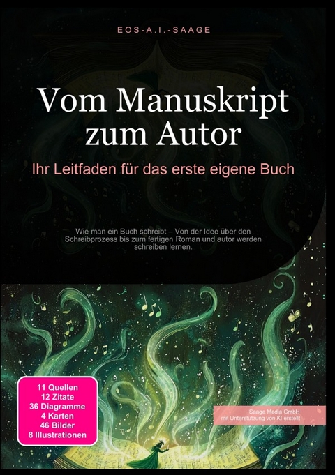 Vom Manuskript zum Autor: Ihr Leitfaden f&uuml;r das erste eigene Buch - D. Eos A. I. Saage