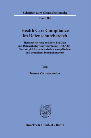 Health Care Compliance im Datenschutzbereich