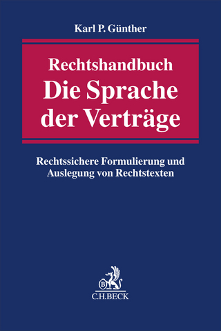 Rechtshandbuch Die Sprache der Verträge