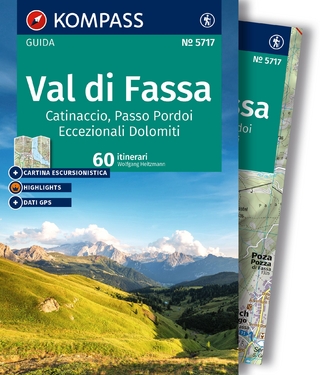 KOMPASS guida escursionistica Val di Fassa / Fassatal, 60 itinerari