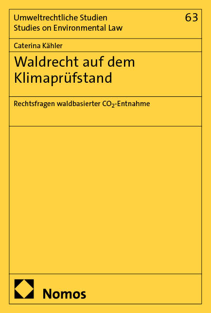 Waldrecht auf dem Klimapr&uuml;fstand - Caterina K&auml;hler