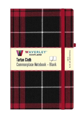 MacQueen of Skye Tartan Blank Notebook: Large 21cm x 13cm - Waverley Scotland