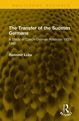 The Transfer of the Sudeten Germans