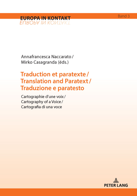 Traduction et paratexte / Translation and Paratext / Traduzione e paratesto - 