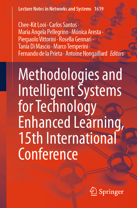 Methodologies and Intelligent Systems for Technology Enhanced Learning, 15th International Conference - 