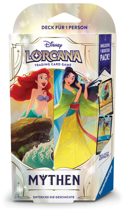 Disney Lorcana TCG: Mythen - Einzelspieler Deck Bernstein und Saphir (Deutsch)