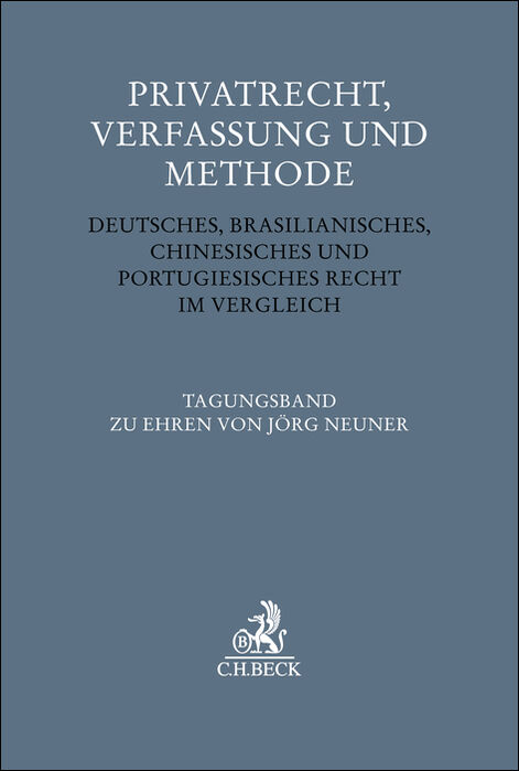 Privatrecht, Verfassung und Methode - 