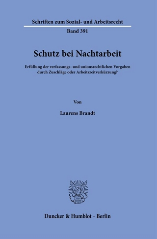 Schutz bei Nachtarbeit