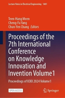 Proceedings of the 7th International Conference on Knowledge Innovation and Invention, Volume 1 - 