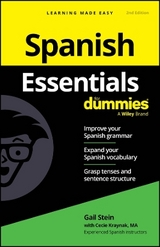 Spanish Essentials For Dummies - Stein, Gail