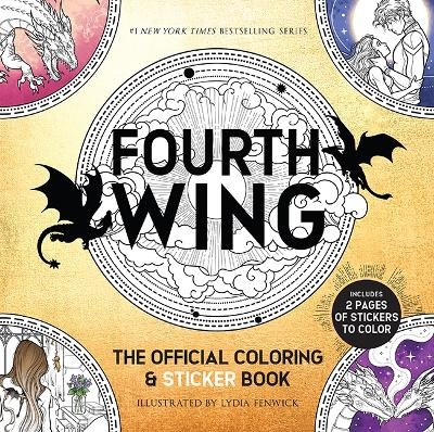Fourth Wing: The Official Coloring & Sticker Book - Lydia Fenwick