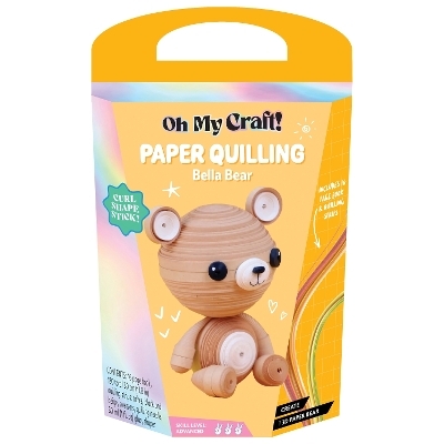 OMC! Paper Quilling Bella Bear - Hinkler Pty Ltd