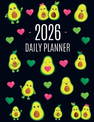 Avocado Daily Planner 2026 - Happy Oak Tree Press