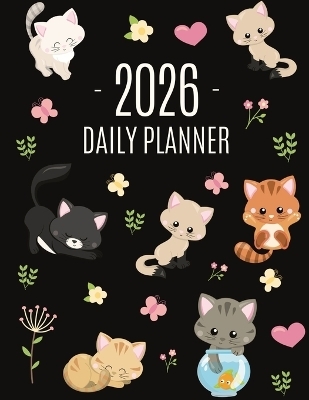 Cats Daily Planner 2026 - Happy Oak Tree Press