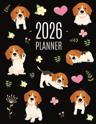 Beagle Planner 2026 - Happy Oak Tree Press