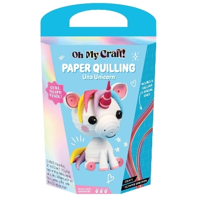 OMC! Paper Quilling Una Unicorn - Hinkler Pty Ltd