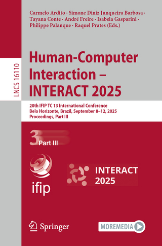 Human-Computer Interaction – INTERACT 2025