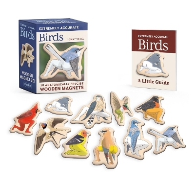 Extremely Accurate Birds Wooden Magnet Set - Tommy Siegel