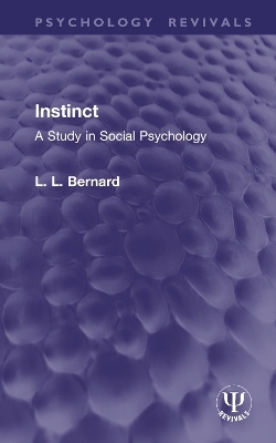 Instinct - L. L. Bernard