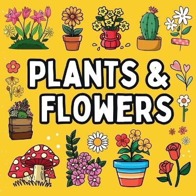 Bold and Easy Flowers & Plants Coloring Book - Noah Goleman