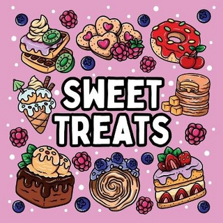 Bold and Easy Sweet Treats Coloring Book