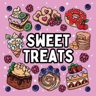 Bold and Easy Sweet Treats Coloring Book - Noah Goleman