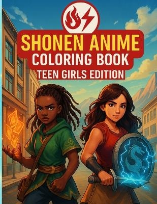 Shonen Anime Coloring Book - N D Jones
