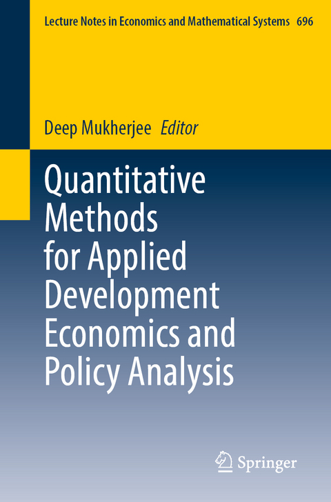 Quantitative Methods for Applied Development Economics and Policy Analysis - 