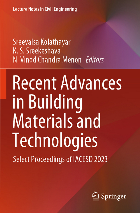 Recent Advances in Building Materials and Technologies - 