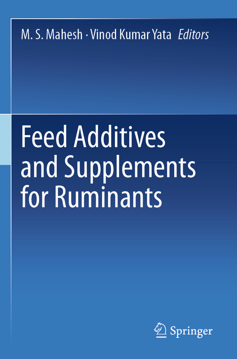 Feed Additives and Supplements for Ruminants - 